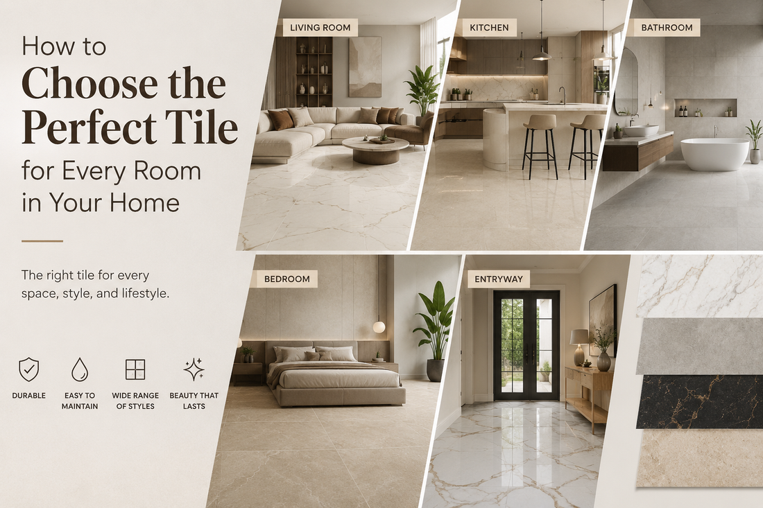 How to Choose the Perfect Tile for Every Room in Your Home
